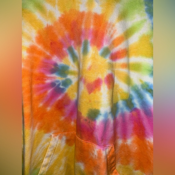 COPY - COPY - 90s mint vintage large oversized mint hoodie! Tie dyed French ter… - Picture 3 of 11